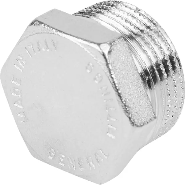 Заглушка Stout 3/4" НР мм никелированная латунь