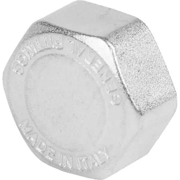 Заглушка Stout 3/4" ВР мм никелированная латунь