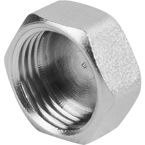 Заглушка Valfex 1/2" ВР мм никелированная латунь VF.590.N.012.BIR