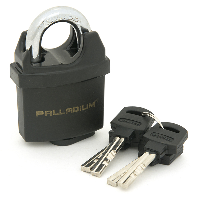 замок навесной PALLADIUM 902F-50 чугун/пластик всепогодный полузакрытый