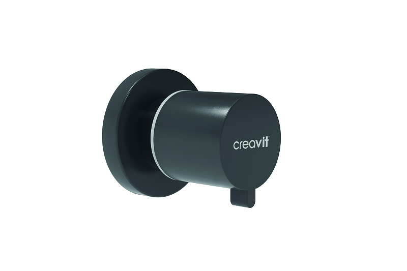 Запорный вентиль Creavit AC50L.ANM цвет Антрацит