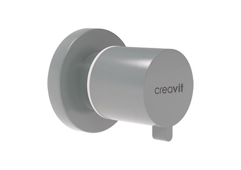 Запорный вентиль Creavit AC50L.CGR цвет Холодный серый матовый