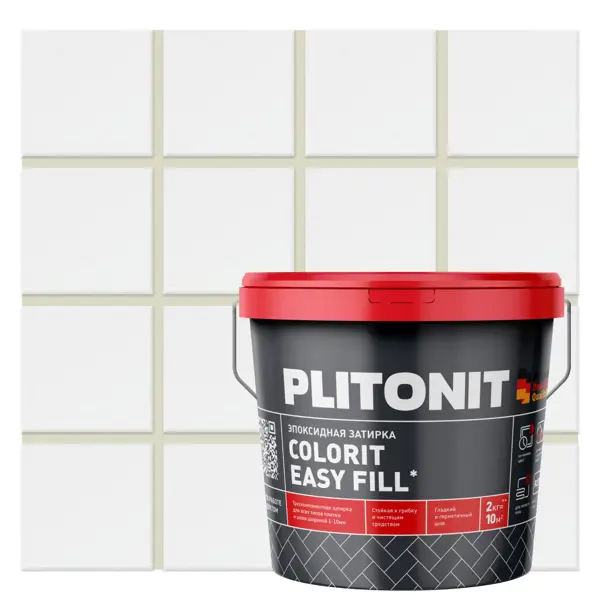Затирка эпоксидная Plitonit Colorit EasyFill цвет бежевый 2 кг