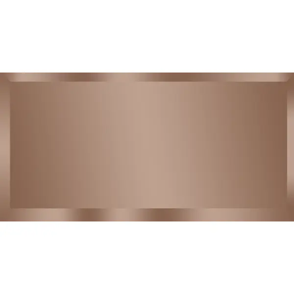 Зеркальная плитка Omega Glass NNLM35 прямоугольная 20x10 см глянцевая цвет бронза 1 шт.