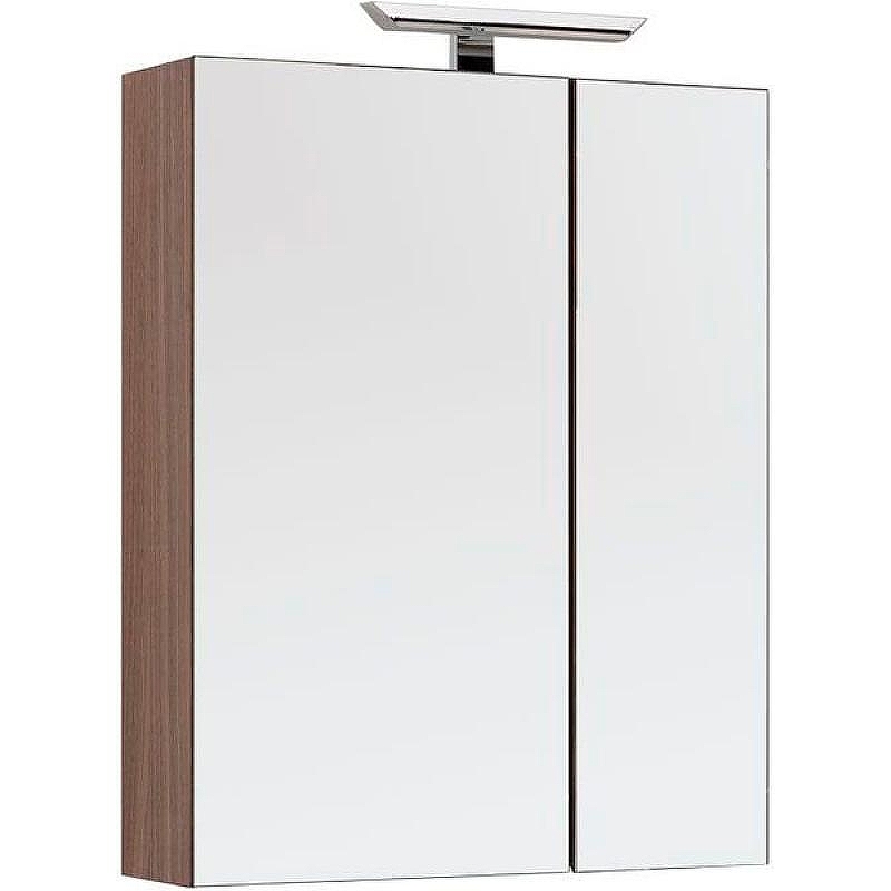 Зеркальный шкаф Aquanet Нью-Йорк 70 L 203952 Орех