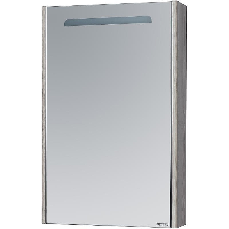 Зеркальный шкаф Aquaton Сильва 50 L 1A215502SIW6L с подсветкой Дуб фьорд