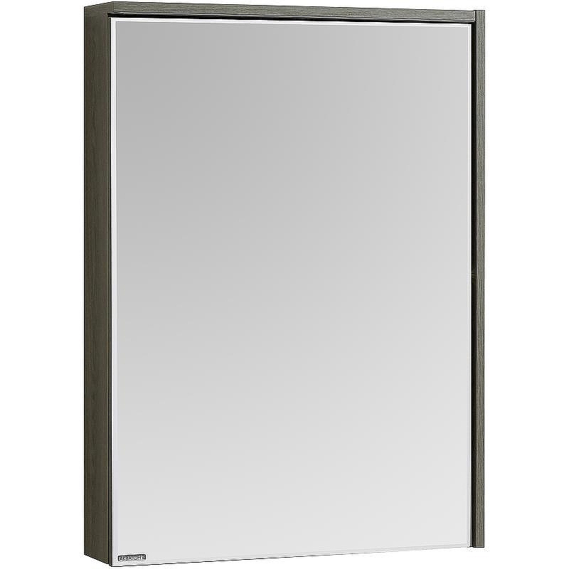 Зеркальный шкаф Aquaton Стоун 60 R 1A231502SXC80 с подсветкой Грецкий орех