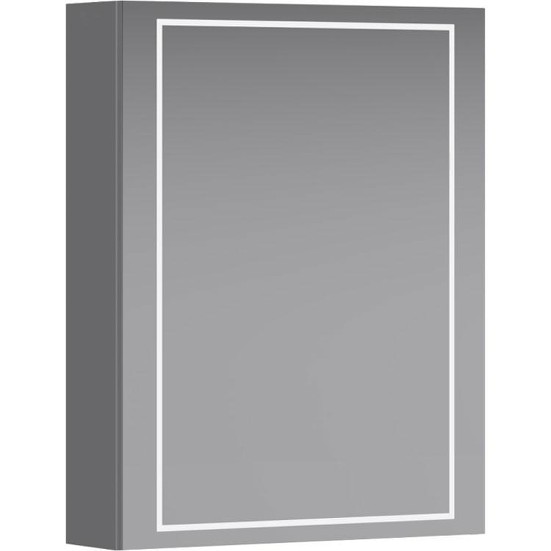 Зеркальный шкаф Aqwella Simplex 55 SLX0455L с подсветкой Белый