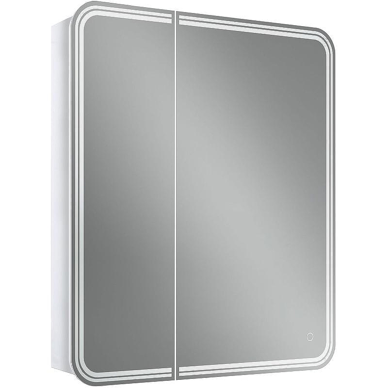 Зеркальный шкаф Art&Max Verona AM-Ver-700-800-2D-R-DS-F с подсветкой с сенсорным выключателем Белый
