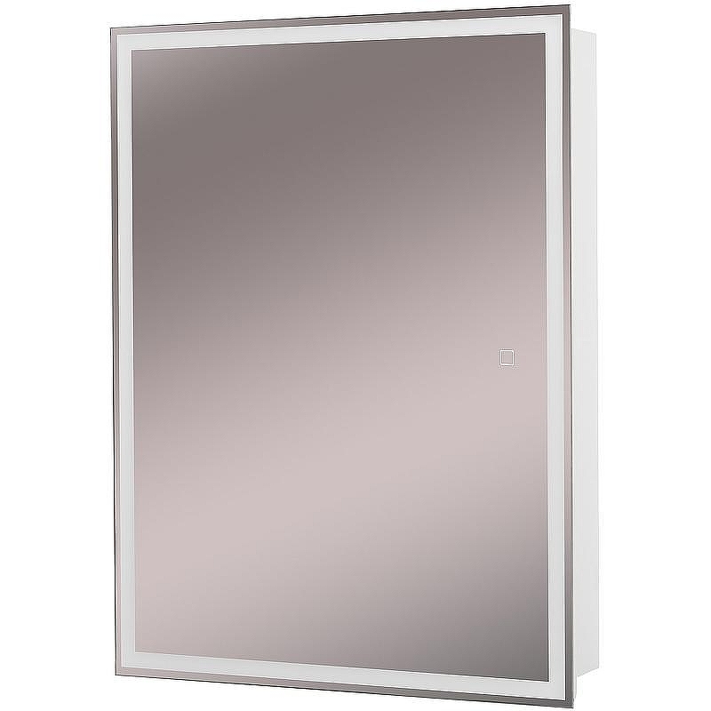 Зеркальный шкаф BelBagno 60 SPC-GRT-600/800-1A-LED-TCH с подсветкой Белый
