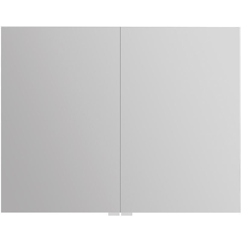 Зеркальный шкаф BelBagno 80 SPC-2A-DL-BL-800 с подсветкой Сатин