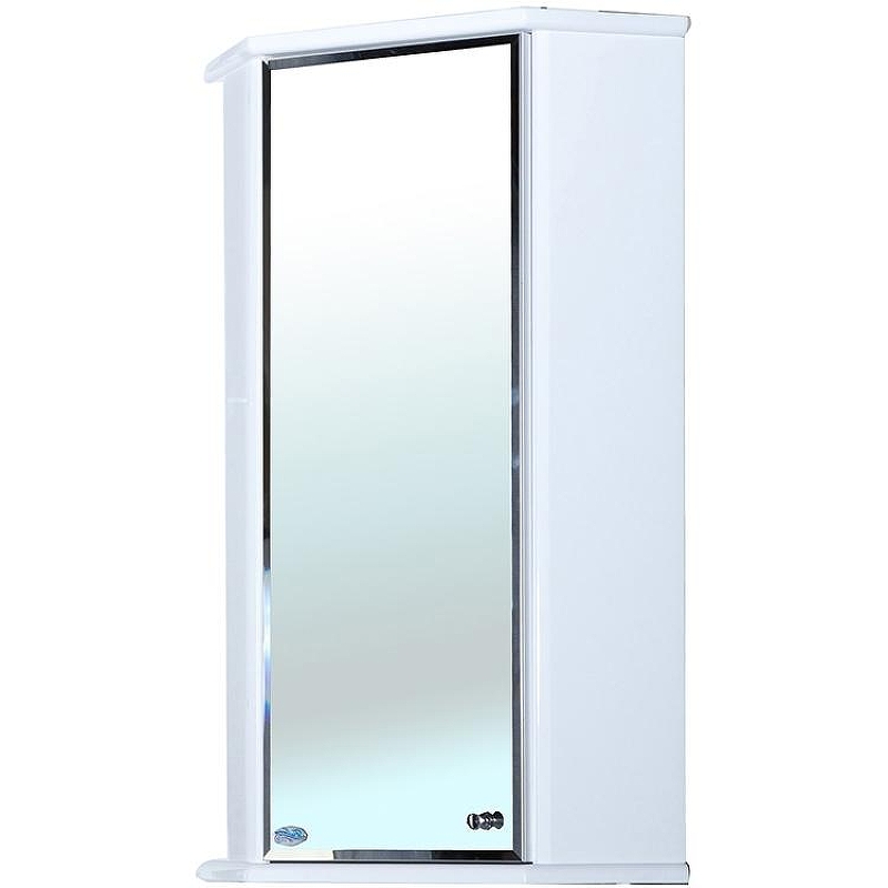 Зеркальный шкаф Bellezza Лилия 34 L 4642403232013 угловой Белый