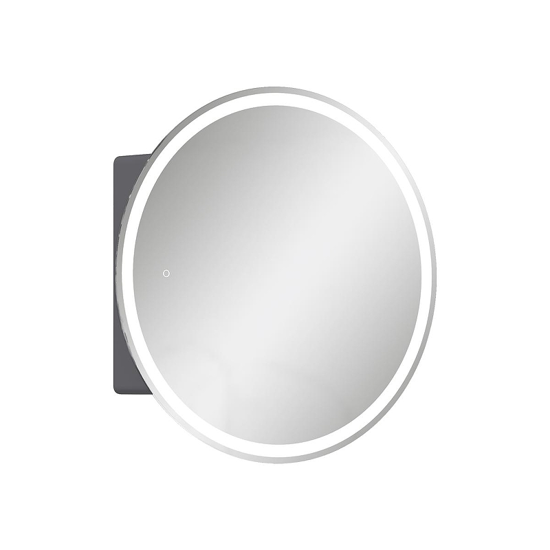 Зеркальный шкаф Equil Smile 60 szSMILE.D600 с подсветкой цвет Графит софт