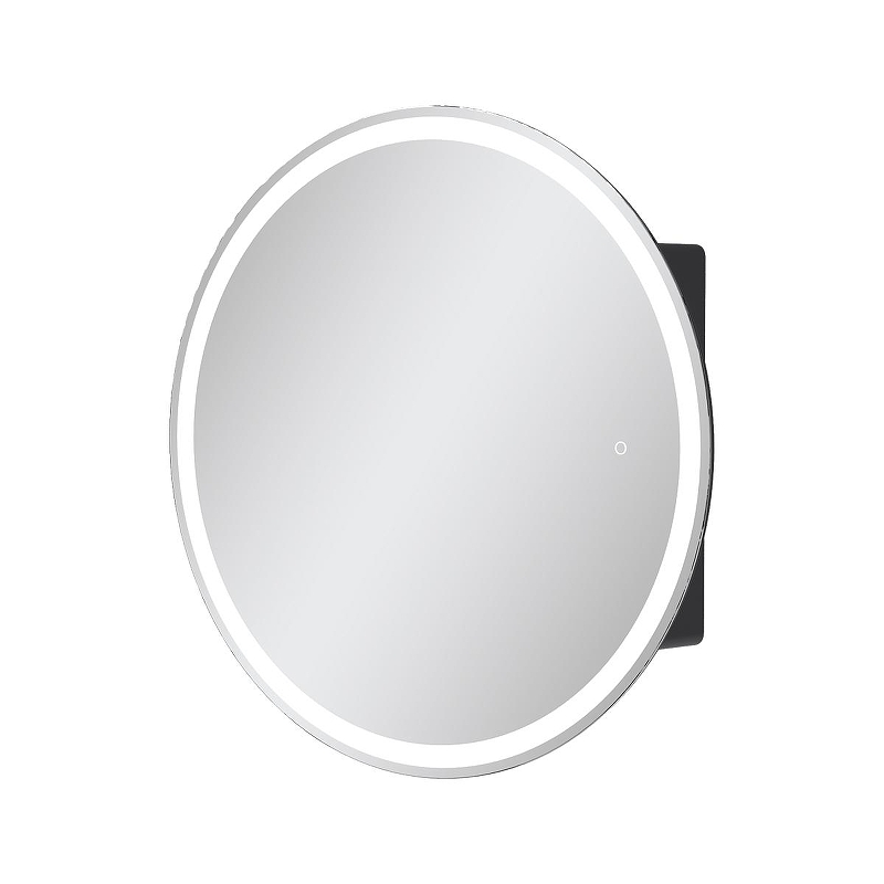 Зеркальный шкаф Equil Smile 70 szSMILE.D700 с подсветкой цвет Графит софт