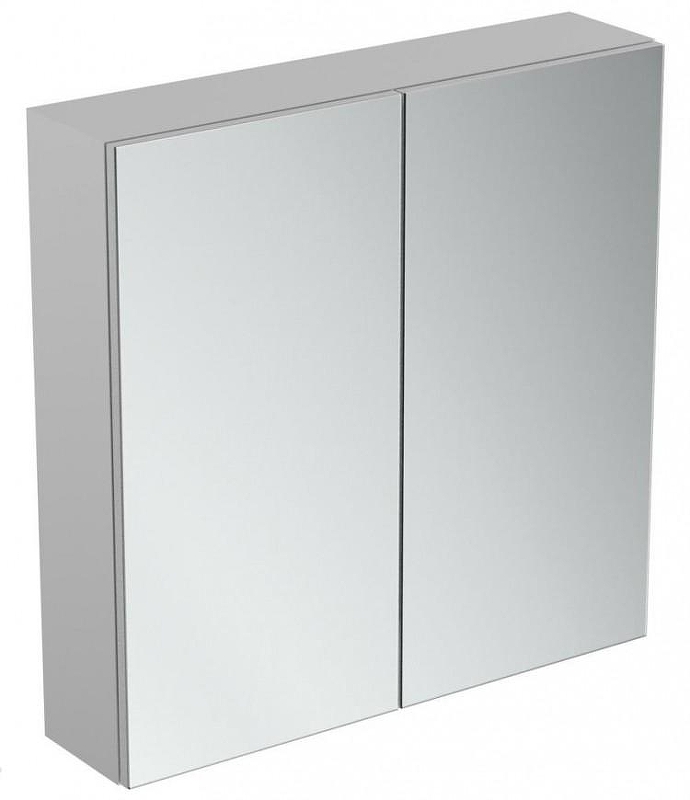Зеркальный шкаф Ideal Standard Mirror Light 70 T3439AL с подсветкой цвет Aluminium Effect (Алюминий)