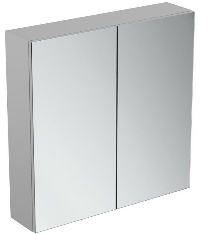 Зеркальный шкаф Ideal Standard Mirror Light 70 T3590AL цвет Aluminium Effect (Алюминий)