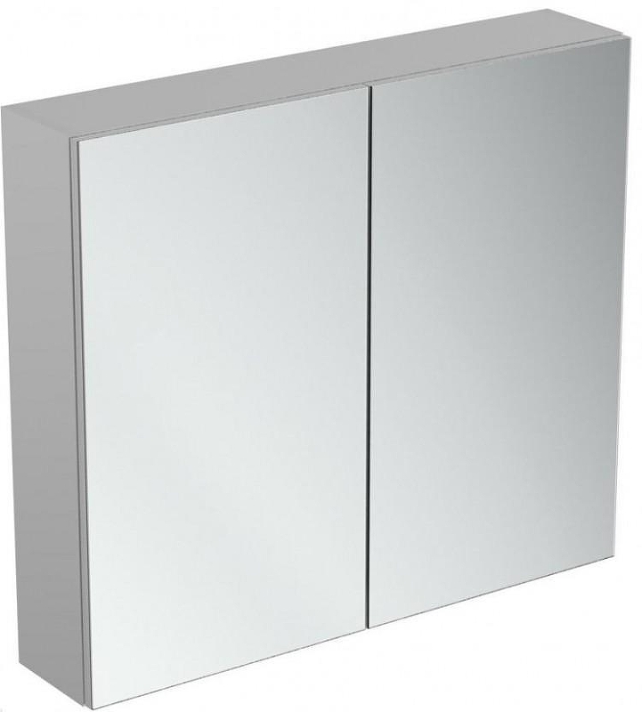 Зеркальный шкаф Ideal Standard Mirror Light 80 T3591AL цвет Aluminium Effect (Алюминий)