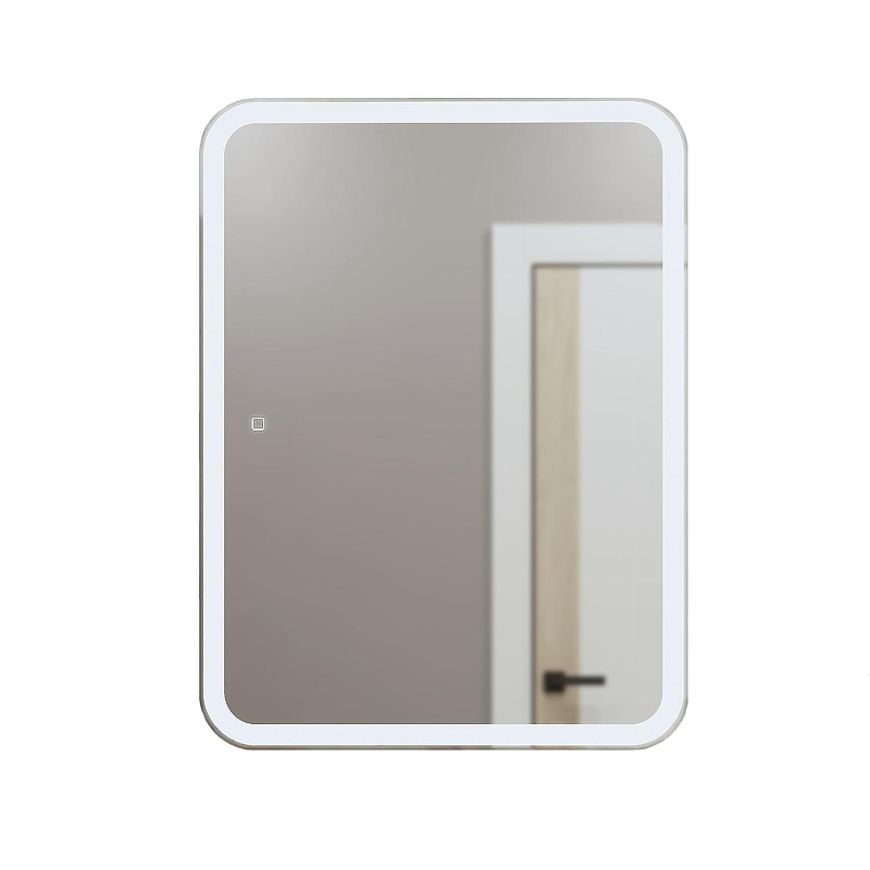 Зеркальный шкаф Mixline Фиджи Flip 60 551661 с подсветкой цвет Белый