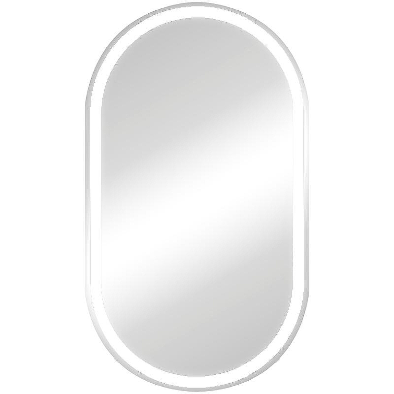 Зеркальный шкаф Reflexion Black 450х800 RF2003BL с подсветкой Черный матовый