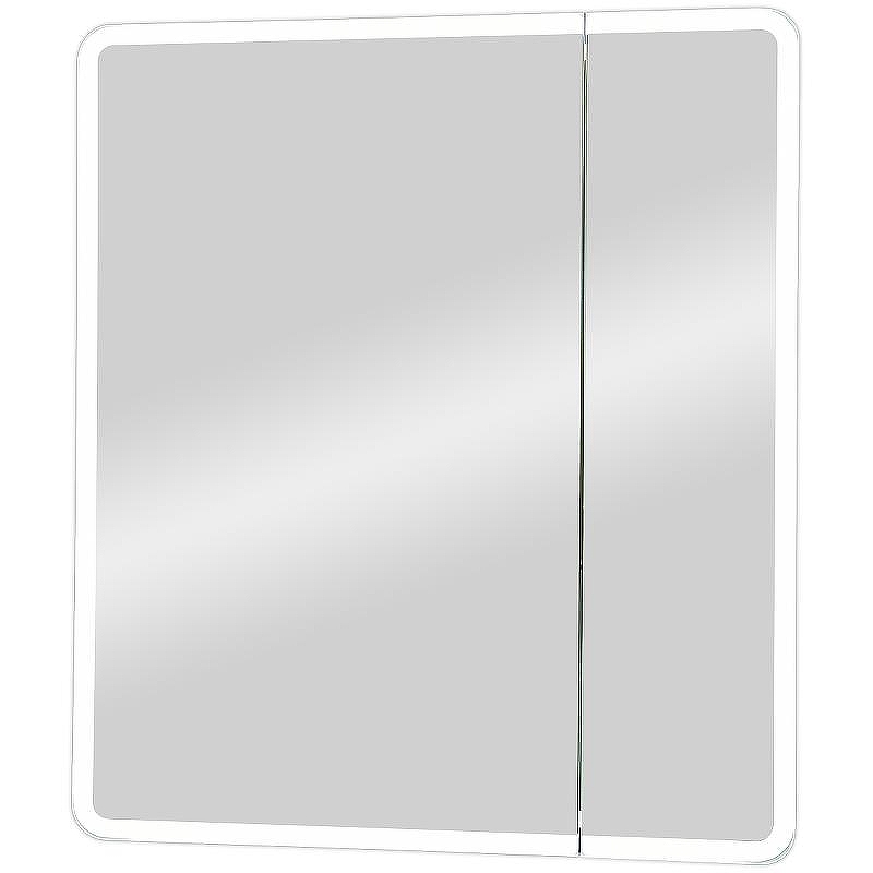 Зеркальный шкаф Reflexion Chill 700х800 RF2314CH с подсветкой Белый матовый