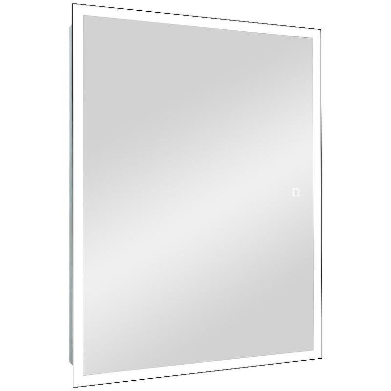 Зеркальный шкаф Reflexion Cube 500х800 RF2218CB с подсветкой Белый матовый