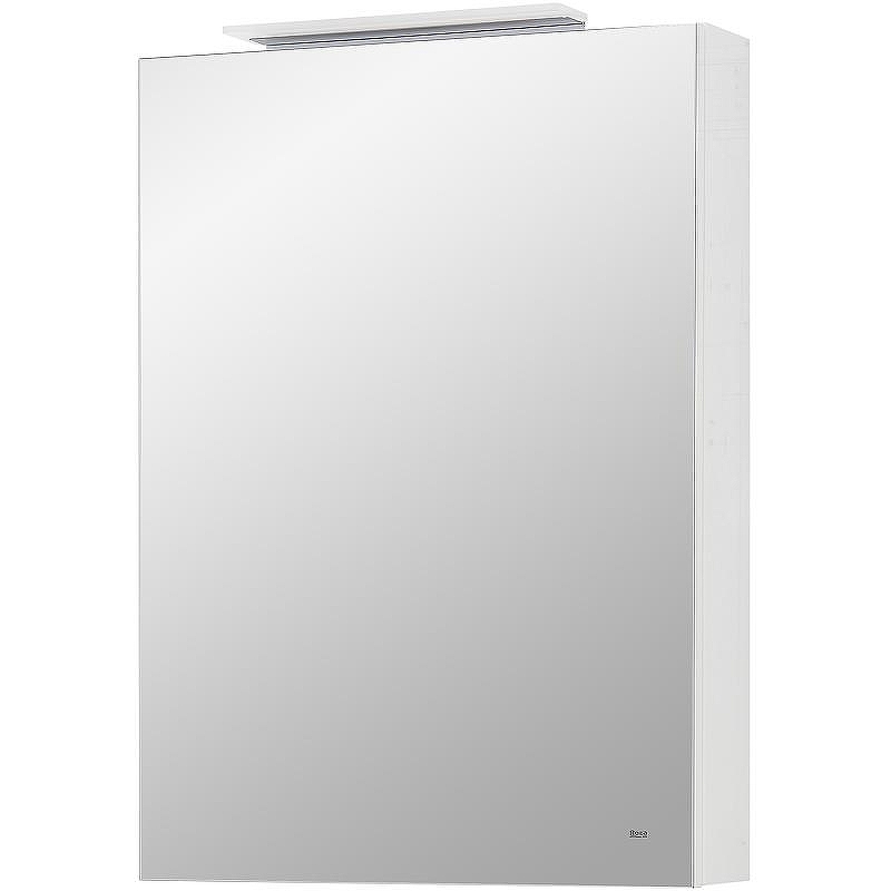 Зеркальный шкаф Roca Oleta 50 L A857643806 с подсветкой Белый глянец