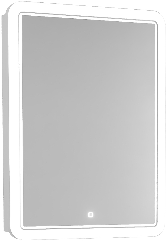 Зеркальный шкаф STWORKI Монтре 50 L Мон.03.50/W/L с подсветкой цвет Белый