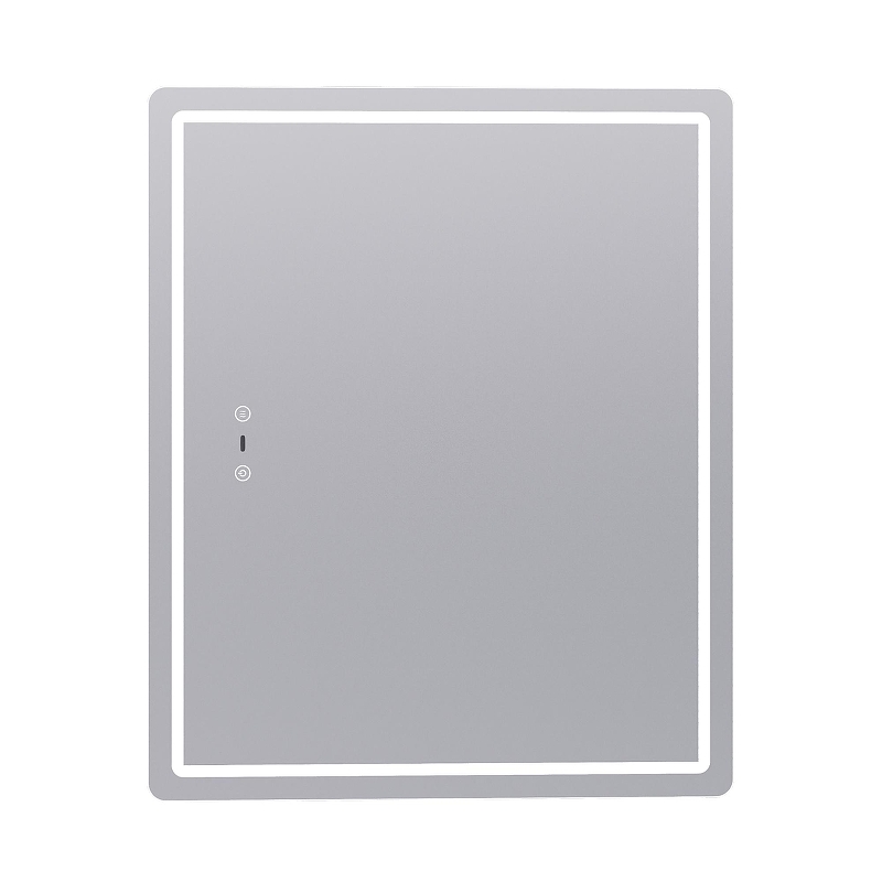 Зеркальный шкаф Vigo Geometry 50 455 с подсветкой цвет Белый