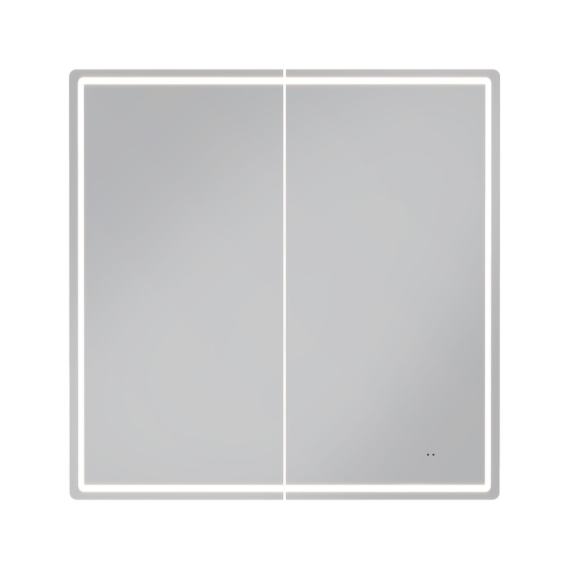 Зеркальный шкаф Vigo Geometry Classic 80 118 с подсветкой цвет Белый