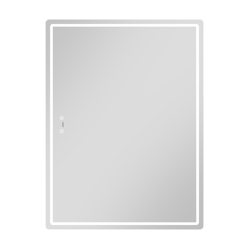 Зеркальный шкаф Vigo Geometry Step 60 301 с подсветкой цвет Белый