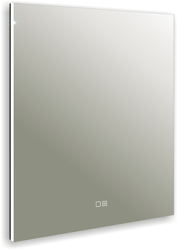 Зеркало AQUAme AQM9103 60 с подсветкой цвет Черный с сенсорным выключателем с подогревом и диммером