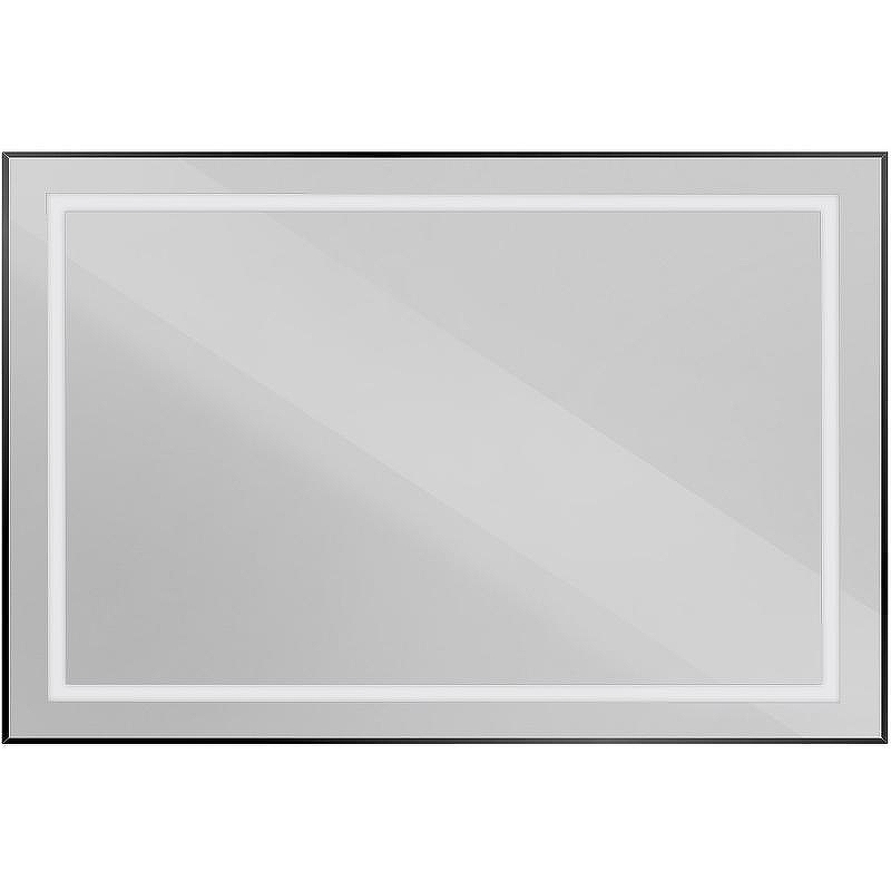 Зеркало BelBagno Kraft 120 SPC-KRAFT-1200-800-SENS-NERO с подсветкой Черное с сенсорным выключателем