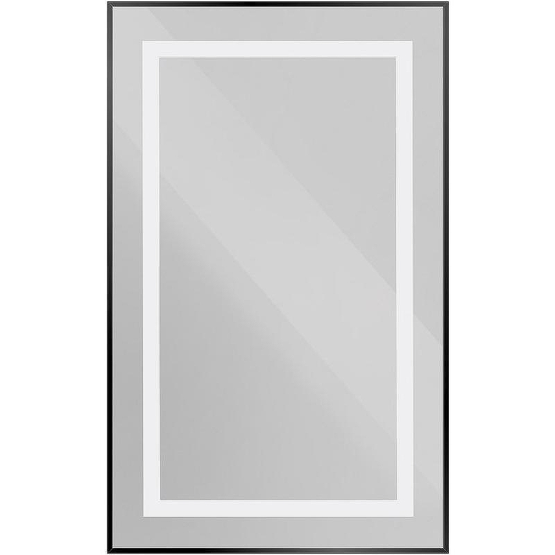 Зеркало BelBagno Kraft 50 SPC-KRAFT-500-800-SENS-NERO с подсветкой Черное с сенсорным выключателем