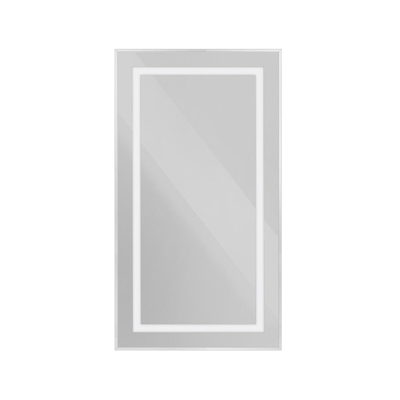 Зеркало BelBagno Kraft 50 SPC-KRAFT-500-900-SENS-AL с подсветкой цвет Сатин с сенсорным выключателем