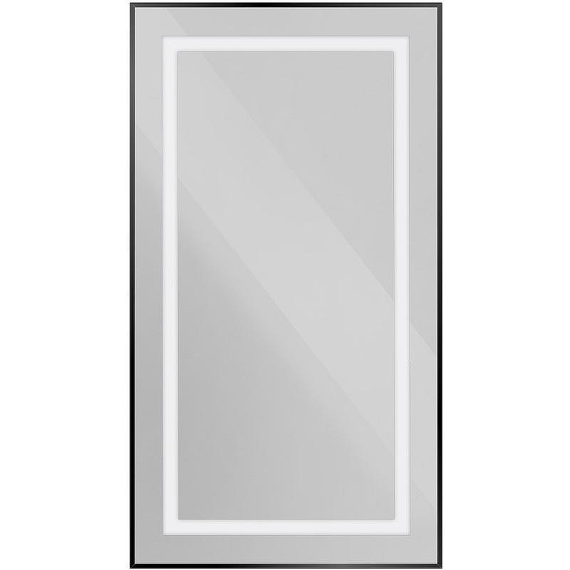 Зеркало BelBagno Kraft 50 SPC-KRAFT-500-900-SENS-NERO с подсветкой Черное с сенсорным выключателем