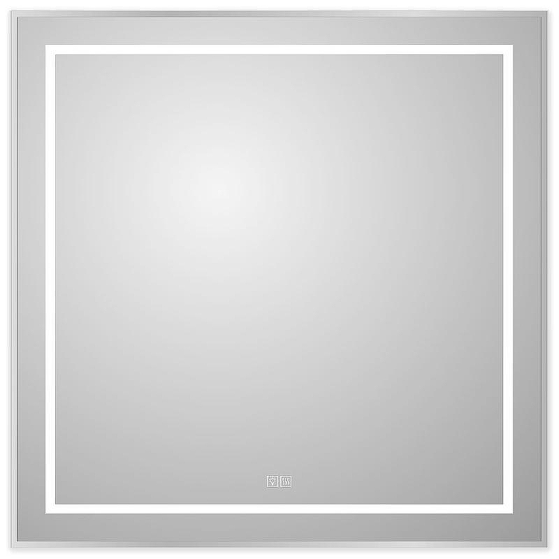 Зеркало BelBagno Kraft 80 SPC-KRAFT-800-800-LED-TCH-WARM с подсветкой Сатин с сенсорным выключателем и подогревом