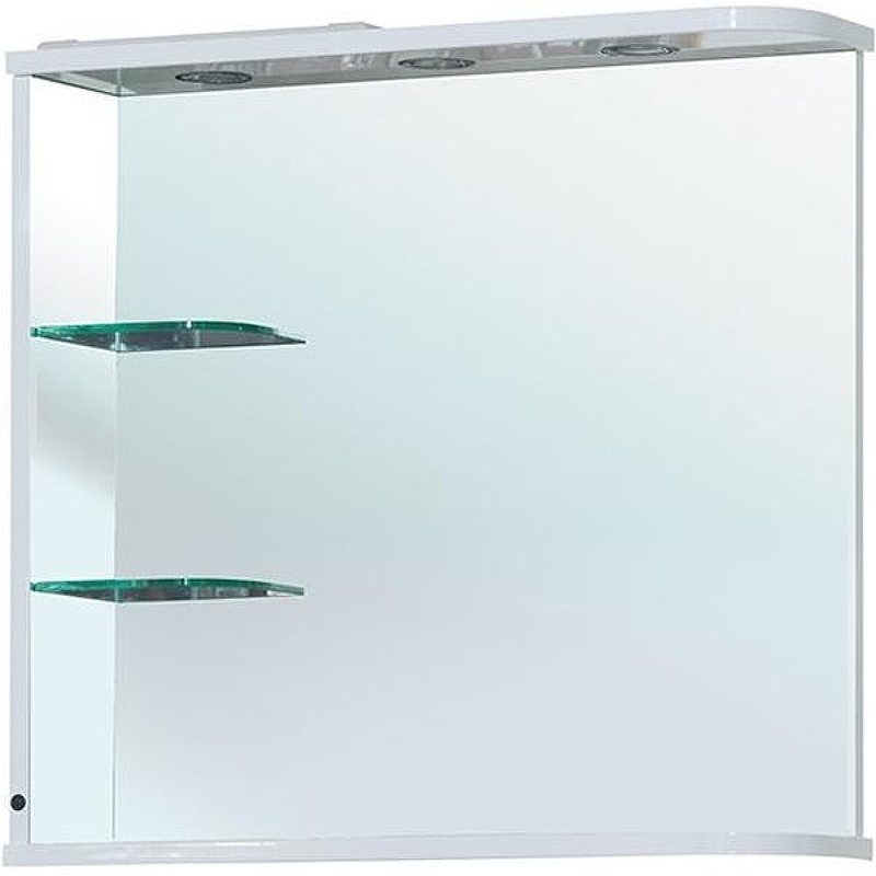 Зеркало Bellezza Рио 70 L 4613611062013 с подсветкой Белое