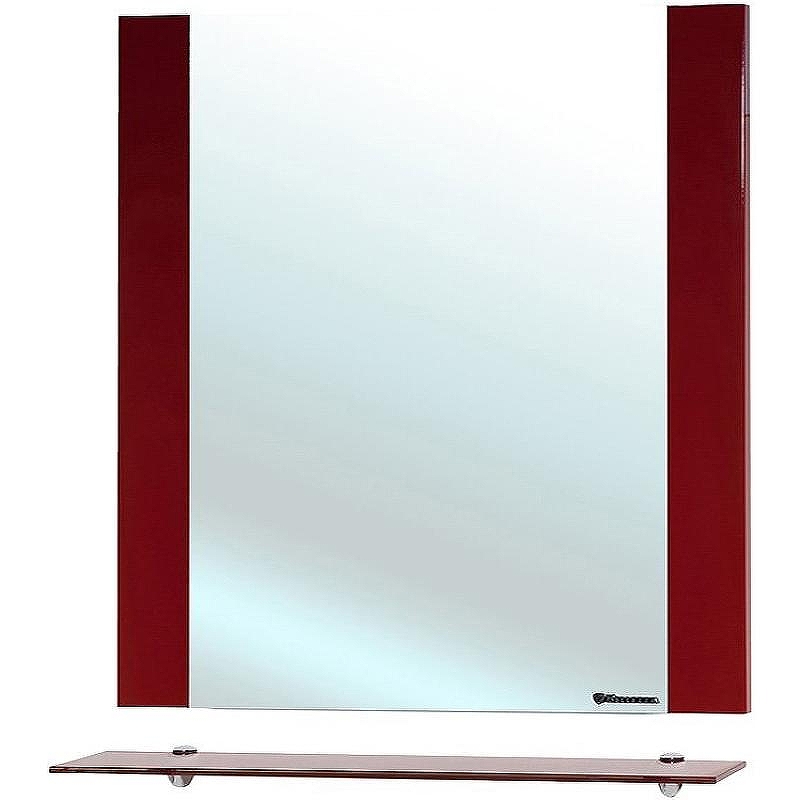 Зеркало Bellezza Рокко 80 4613713030033 с полкой Красное