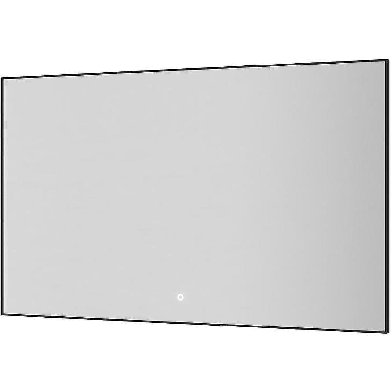 Зеркало Boheme Modern 120x70 543-120-B с подсветкой Черное с сенсорным выключателем и подогревом