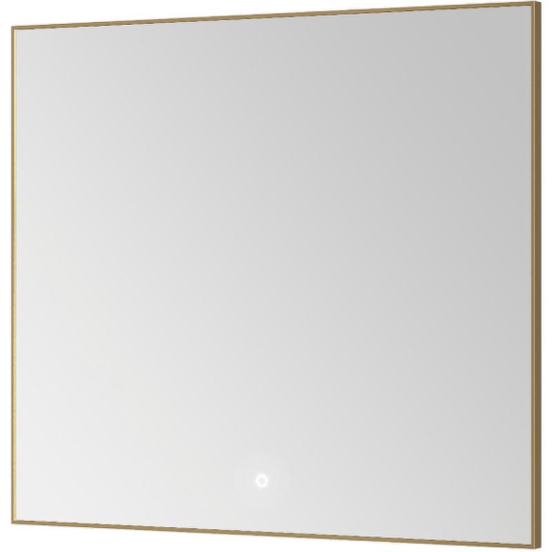 Зеркало Boheme Modern 80x70 543-080-G с подсветкой Золото с сенсорным выключателем и подогревом