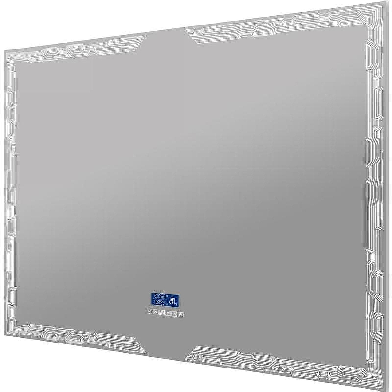 Зеркало Cezares 120 45064 с подсветкой с сенсорным выключателем Touch System, с подогревом, с радио и датчиком температуры
