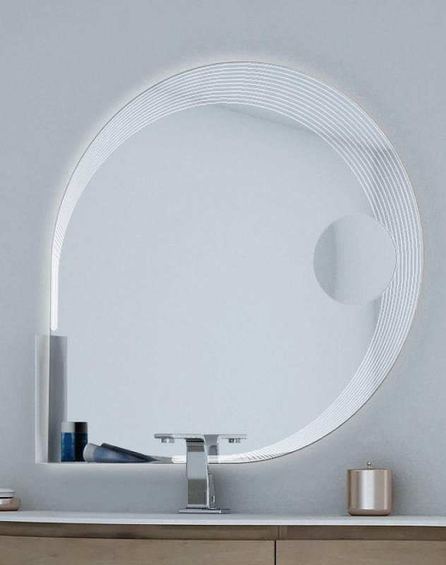 Зеркало Cezares 90 45012 с увеличительным зеркалом и LED подсветкой