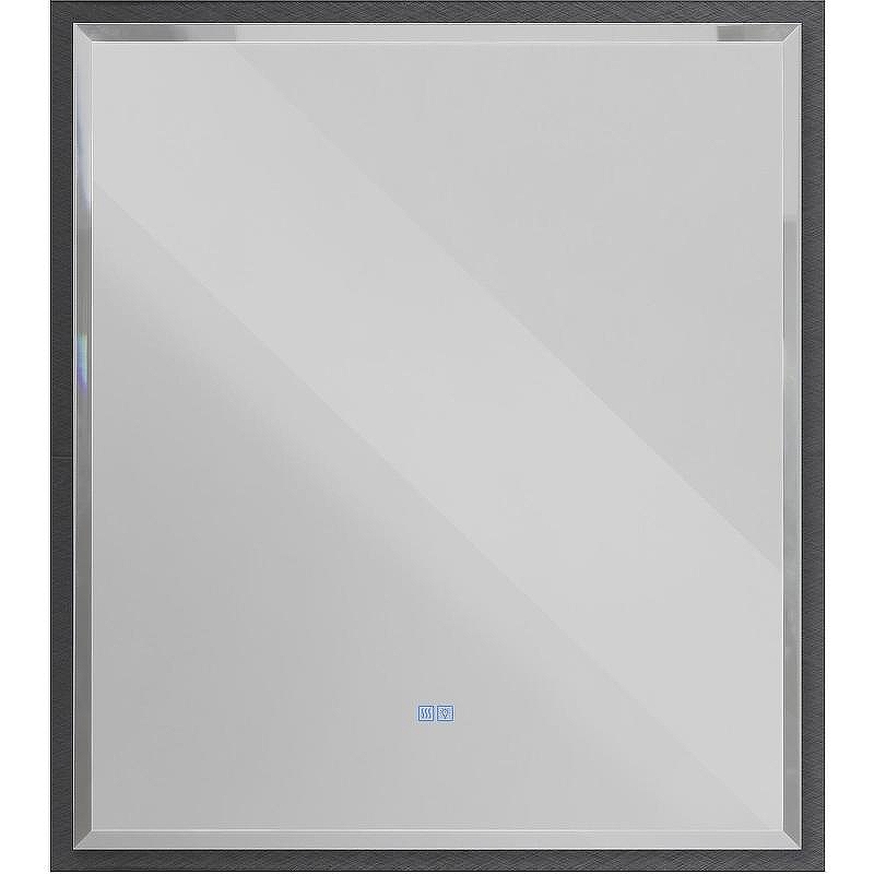 Зеркало Cezares Interni 80 CZR-SPC-INT-800-900-LED-TCH-WARM-TIT с подсветкой Tитан с сенсорным выключателем и подогревом