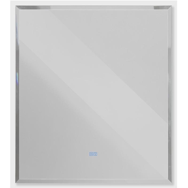 Зеркало Cezares Interni 80 CZR-SPC-INT-800-900-LED-TCH-WARM-BL с подсветкой Bianco Lucido с сенсорным выключателем и подогревом