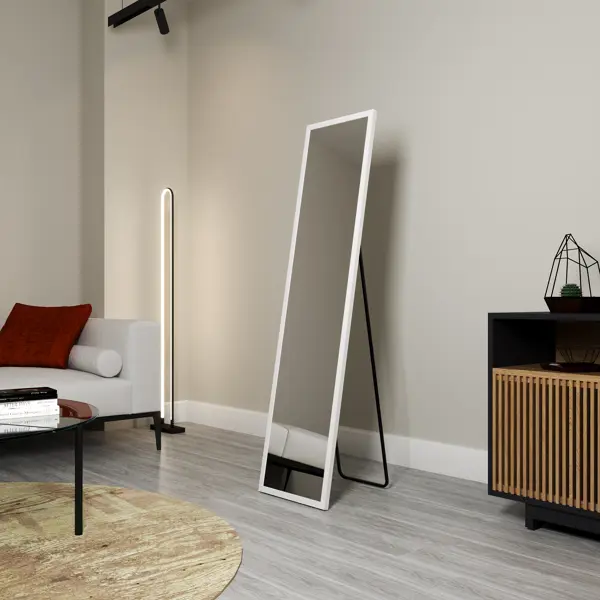 Зеркало декоративное Inspire Альпы прямоугольное 40x160 см МДФ цвет белый