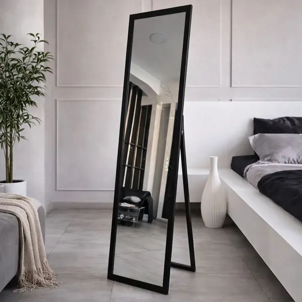 Зеркало декоративное A+T Home Decor Scandinavia прямоугольное 34x154 см пластик цвет черный