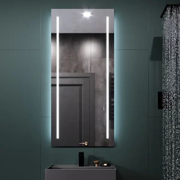 Зеркало для ванной Kascata SD84 с подсветкой 55x120 см