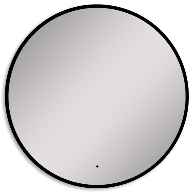 зеркало для ванной SILVER MIRRORS Monaco-BLACK D77 круг бесконтактный сенсор