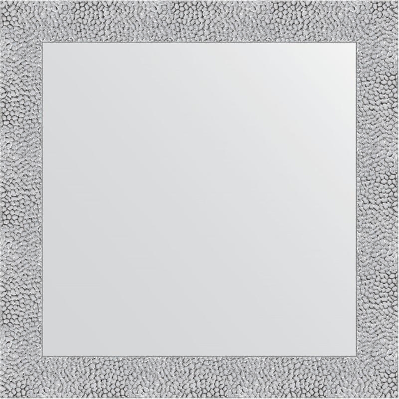 Зеркало Evoform Definite 66x66 BY 3654 в багетной раме - Чеканка белая 70 мм