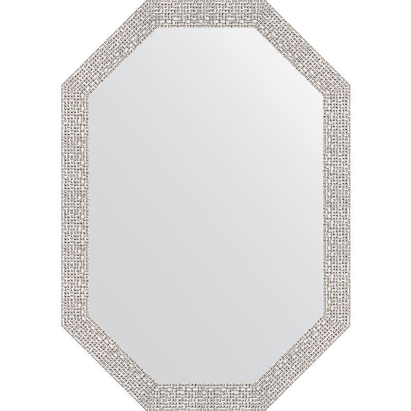 Зеркало Evoform Octagon 48x68 BY 7005 в багетной раме - Мозаика хром 46 мм